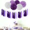 Purple White Lavender Party-Decorations Tassel-Garland - 20pcs Women Girl Birthday Supplies Tassels, Baby Bridal Shower Wedding Engagement Bachelorette Graduation Decor